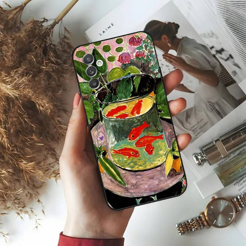 Henri Matisse Art Phone Case For Samsung Galaxy A 91,80,73,72,71,53,52,51,22,5G,Note,J7,8,9 Soft Black Cover