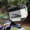 Motorradaufkleber Topcase Adventure Grafiken Vinyl-Aufkleber Wasserdichte Dekorationszubehör für Honda Africa Twin BMW GS 1200 1250