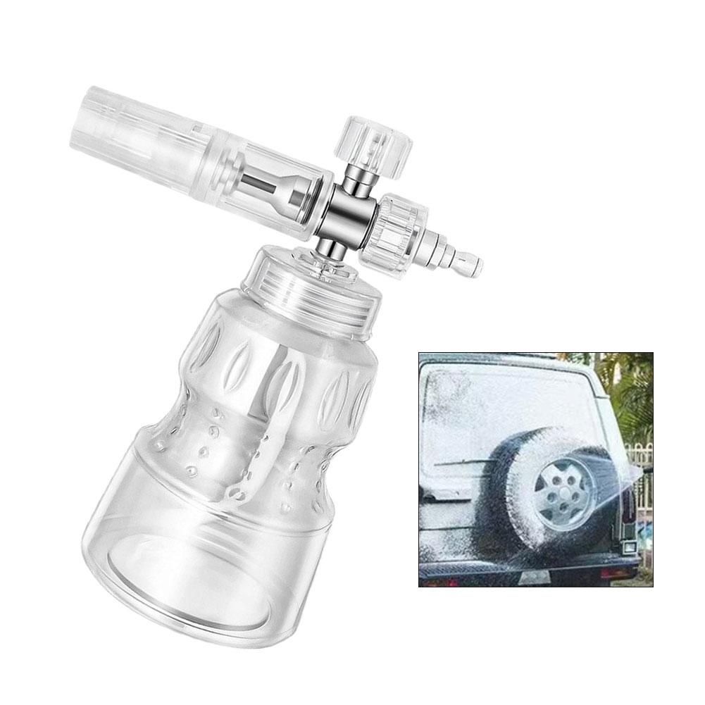 For Boat Cleaning Transparent Foam Can Power Washer Accessory 2-stage Nozzle Foam Injection Knob Enhanced Foam Generation