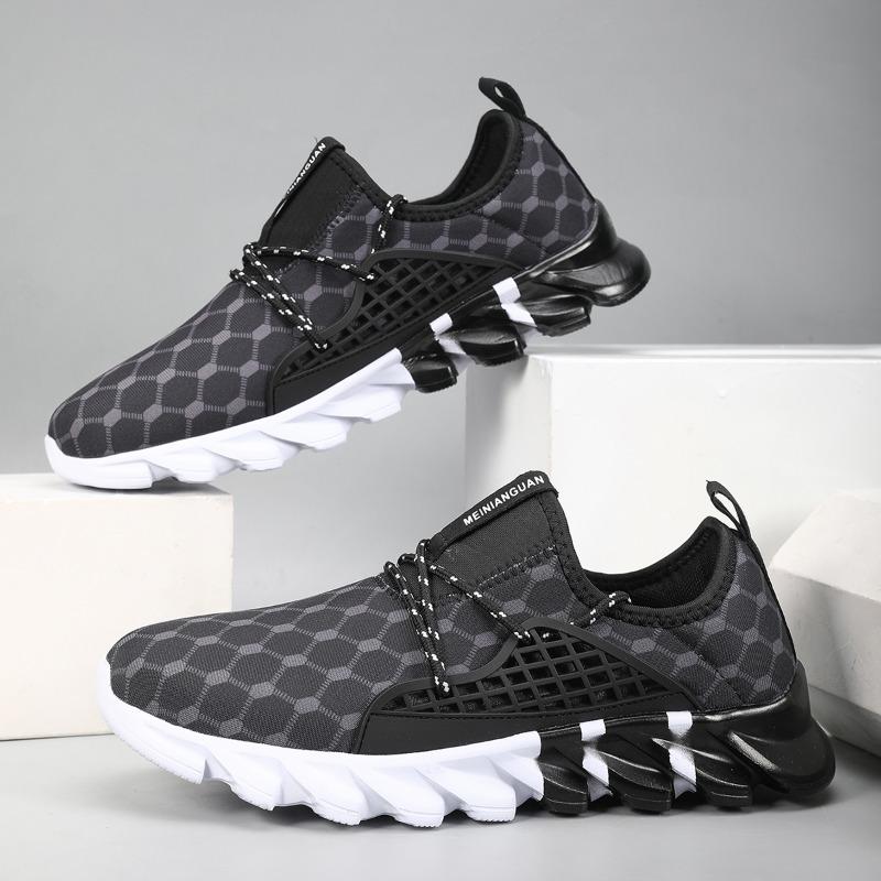 2025 New Simple Fashionable Mens Sports Shoes Versatile Outdoor Lightweight Breathable Running Shoes Daily Retro Walking Shoes