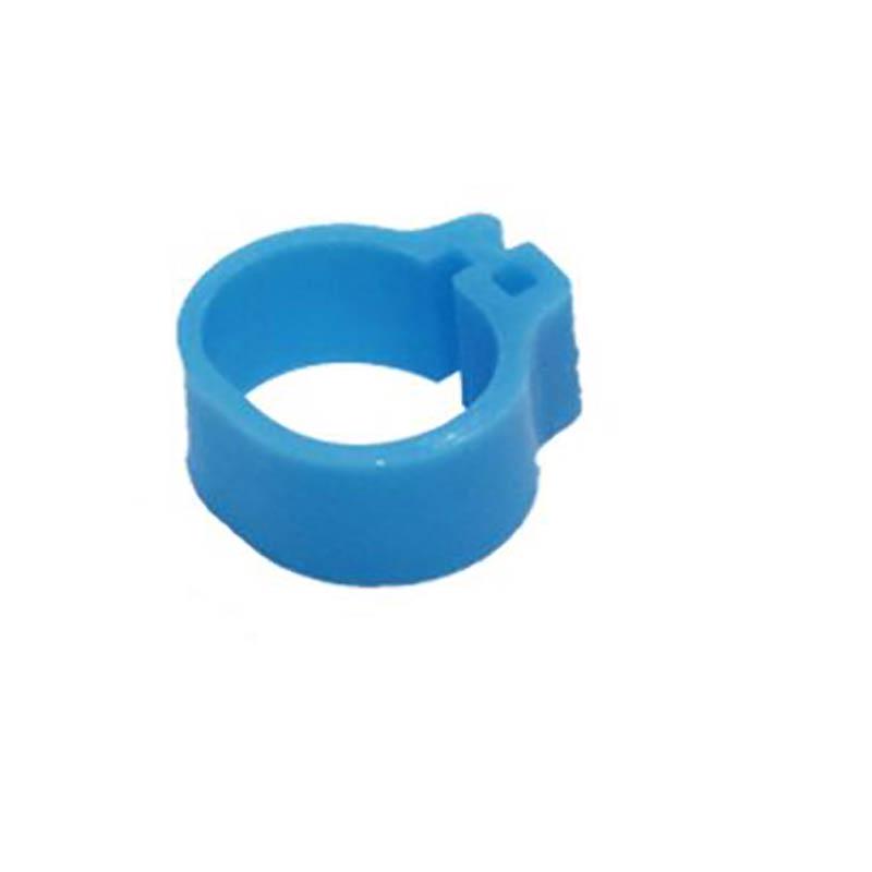 100 Pcs Inner Diameter 8MM 10MM Bird Plastic Clip Rings Pigeon Colored Foot Ring 10 Colors Pigeon Supplies