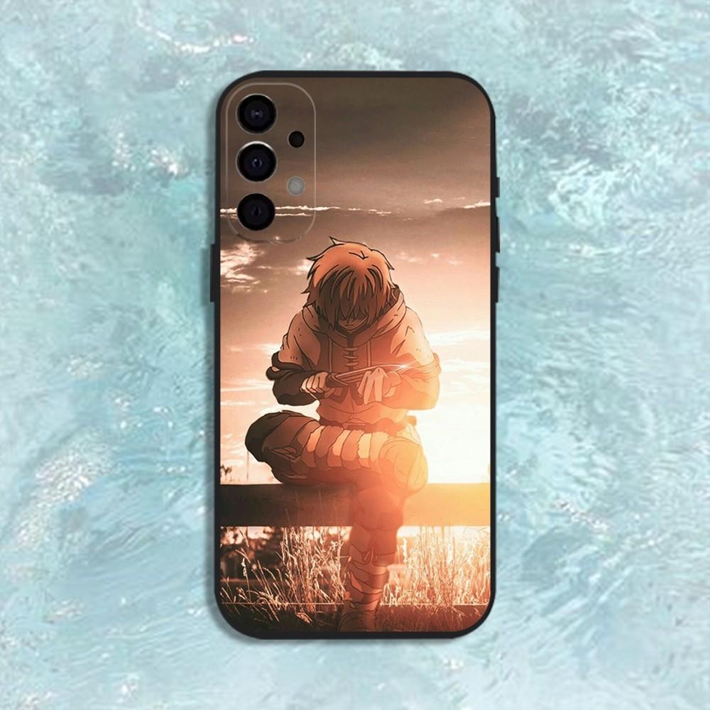 Anime Vinland Saga Phone Case For Samsung S25,S24,S21,S22,S23,S30,Ultra,S20,Plus,Fe,Lite,Note,10,9,5G Black Cover