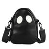 PU Leather Ghost Crossbody Bag Black And White Halloween Mini Bag Cute Shoulder Bag  Daily Use