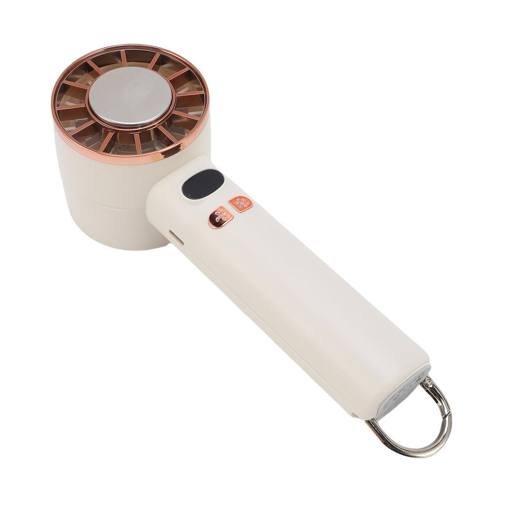 Portable Handheld Fan Low Noise Multi Speed Adjustment Ice Refrigeration Technology Handheld Cooling Fan for Outdoor
