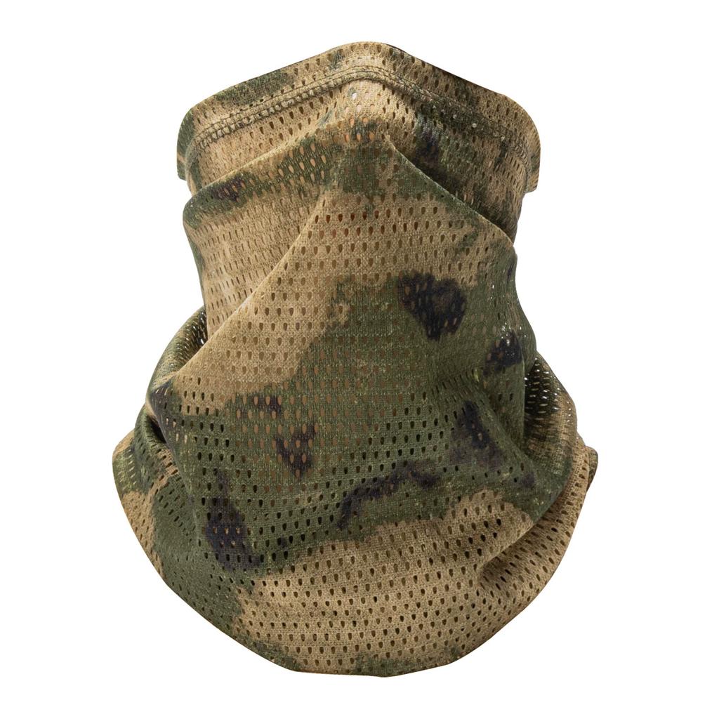 Large Mesh Windproof Neckerchief Camo Mask Neck Gaiter Cover Face Bandana Sun Cool Breathable Cycling Hiking Camping Tube Scarf