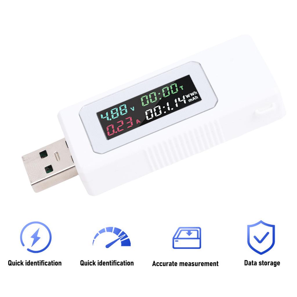 USB Power Meter Digital Multimeter Voltage Current Voltmeter Battery Checker Mobile Tester KWS-V30