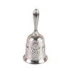 Metal Service Bell Bar Restaurant Cafe Classroom Farmhouse Decor Handheld Call Zinc Alloy Vintage Style