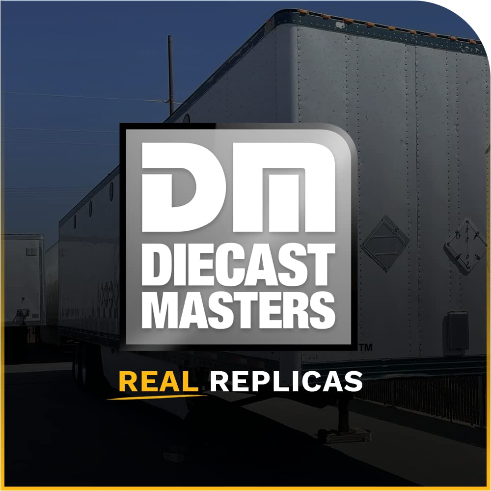 DIECAST MASTERS Wabash National 28F Pup-Anhänger Weiß Maßstabsmodell 91036 1/50