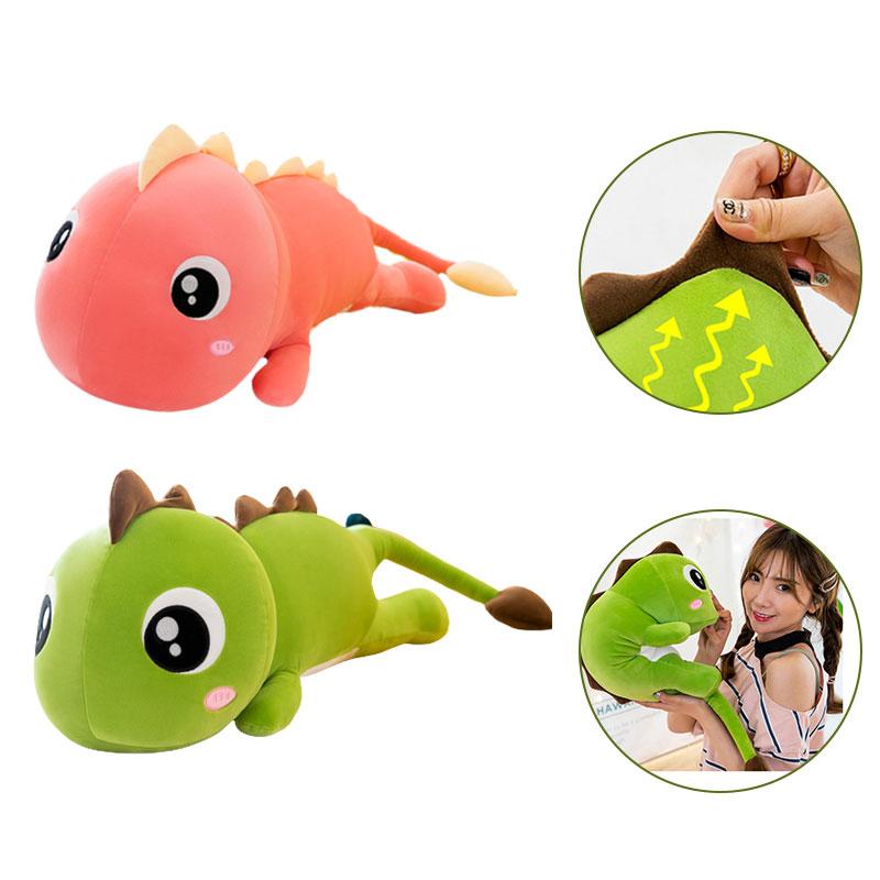 Dinosaur Eyed Big Plush Toy Cartoon Cloth Doll Pillow Office Room Decor Gifts