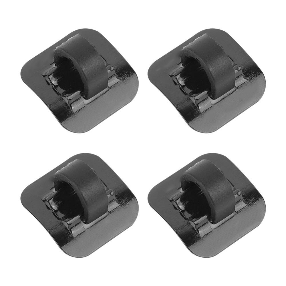 10PCS Aluminum Alloy Bicycle Cable Clips C Buckle Bicycle Frame Buckle  Mountain Bike чёрный