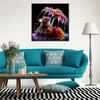 New Arrival 5D DIY Full Circle Diamond Painting "Mouse and Flower" Embroidery Cross Stitch Home Decor Gift