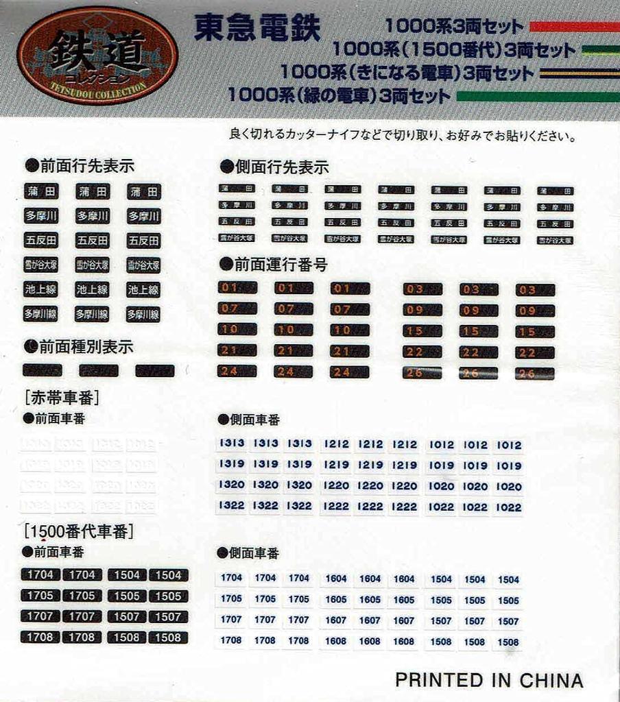 TOMYTEC Sada Railway Collection Tokyu Corporation série 1000 (Řada 1500) 3-auto