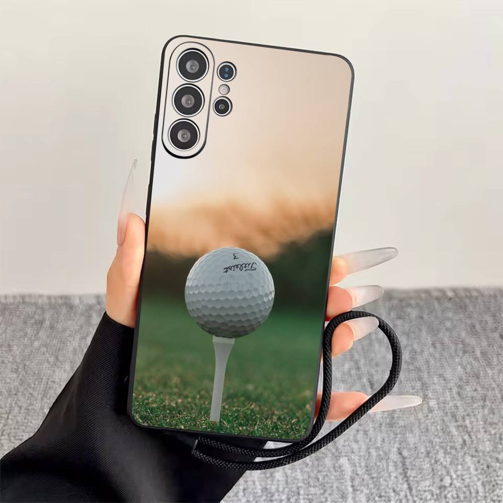 

the sport of golf Phone Case For Samsung S25,S24,S21,S22,S23,S30,Ultra,S20,Plus,Fe,Soft Silicone Black Cover Samsung S24Plus