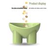 Pet Supplies Macaron Color Elephant Leg Bowl - Anti-Spill Slanted Mouth Cat Bowl with Neck Protection.