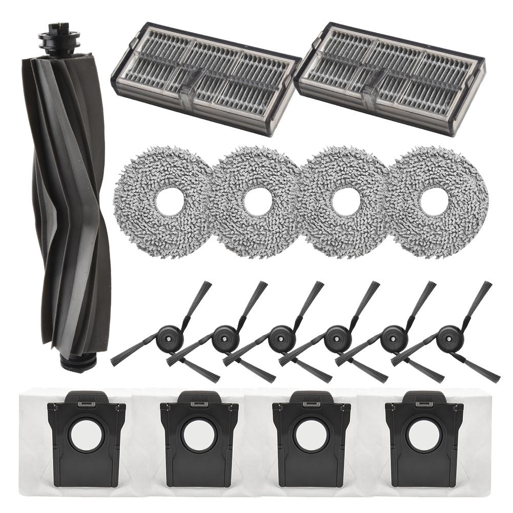 Dreame- L40 Ultra AE CE- Robot Vacuum Parts Kit Main Brush Side Filters Mop Pads Dust Bags Replacement Accessories Tool Set