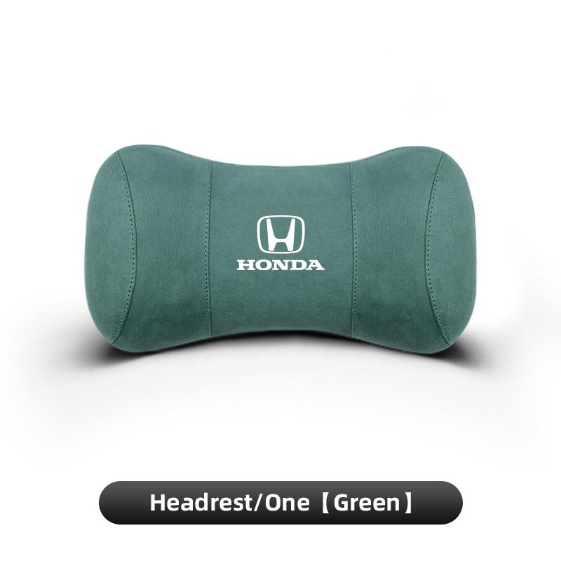 UNYDV1 Poggiatesta in Camoscio per Auto Traspirante Cuscino per Collo in Memory Foam per Honda Odyssey Vezel CRZ 5a Serie CRX Pilot Civic FIT CRV Accord HRV Stepwgn