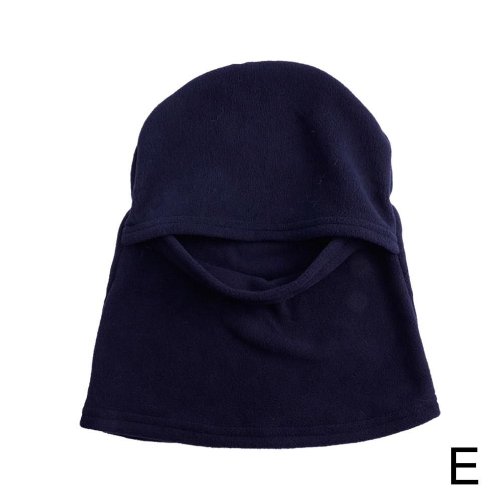 

Covers Balaclava Fleece Motorcycle Fishing Skiing Face Mask Warm Windproof Cover Hat Winter Warm Outdoor Riding Full Face Mask One size синій