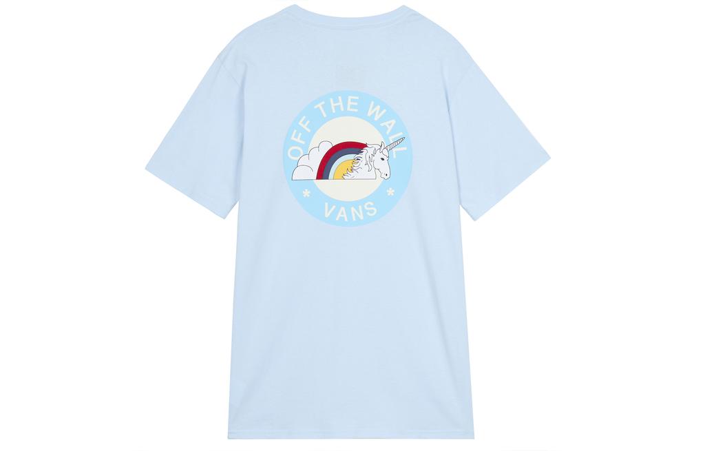 Vans Set In Sleeve T Shirt Women's Light Blue VN0A54IMUUU