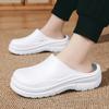 Fashion New Men's Outdoor Work Shoes Lightweight Platform Anti Slip Walking Large Summer Indoor Home Slippers for Women Chef Shoes