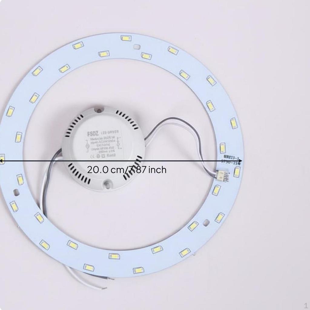 lightemitting diode Ceiling Light Retrofit, Round Panel, Energy Saving, Dimmable, 5730 SMD White 5W
