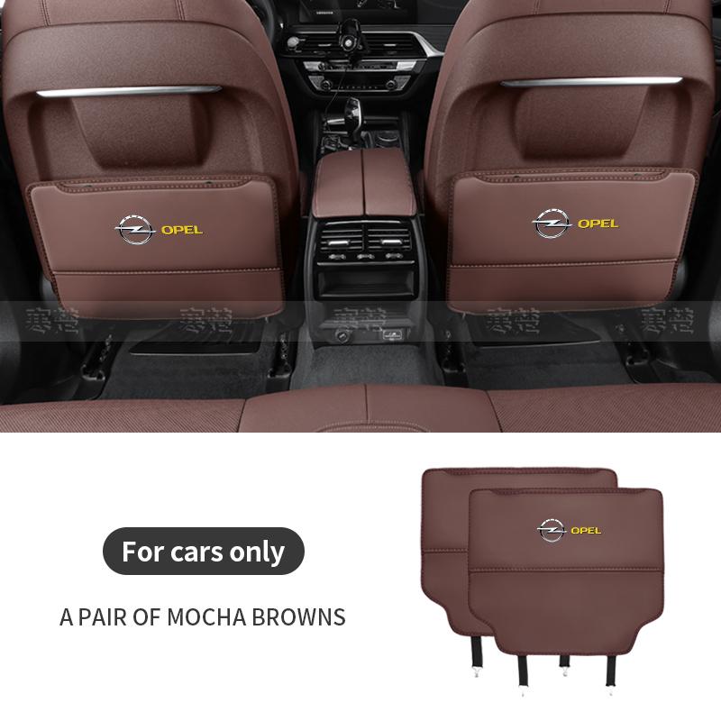 Car Seat Back Protection Anti-Kick Pad Rear Seat Storage Bag For Opel OPCline ASTRA CORSA INSIGNIA MOKKA VECTRA ZAFIRA GTC Tigra FG8
