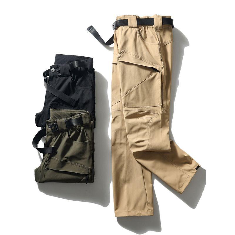 Niaojia Outdoor Hiking Cargo Pants Men Quick-Drying Pants Windproof Waterproof Tactical Pants Export Men's Pants Sports Pants