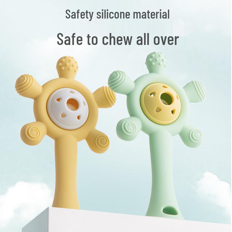 Cross-border Ferris Wheel Silicone Baby Teether and Rattle Toy