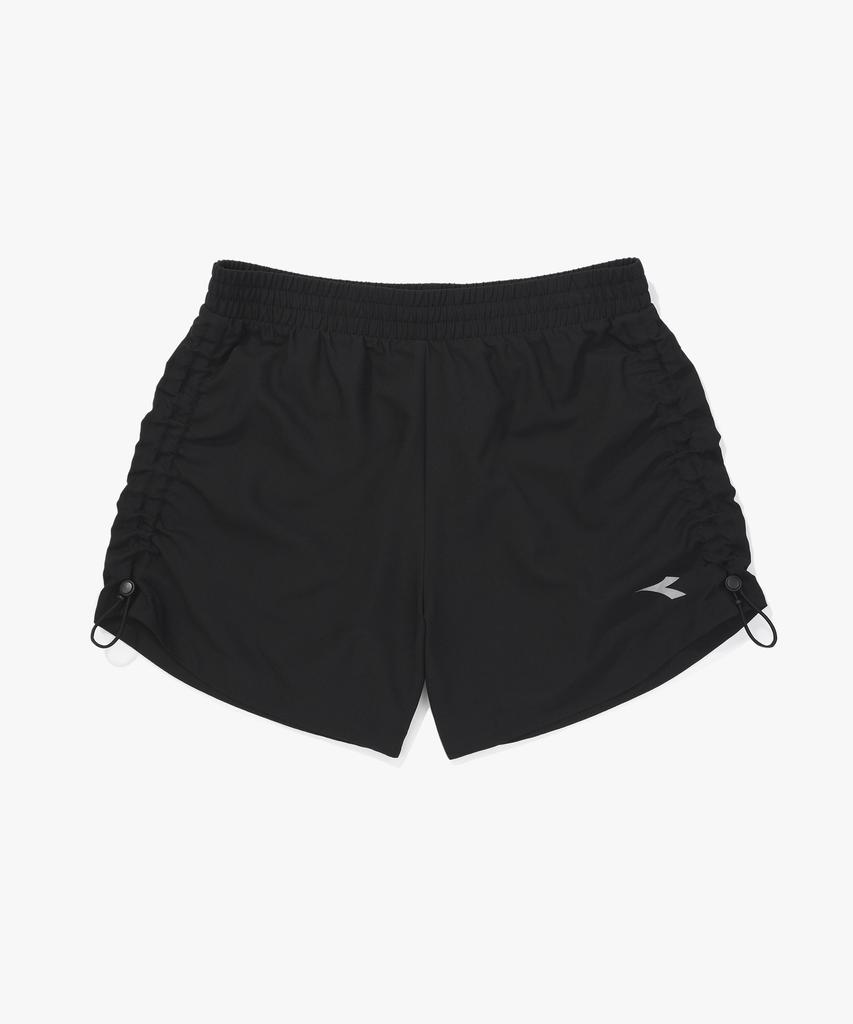 diadora Shirred 4.5-Inch Running Shorts Women'S Black