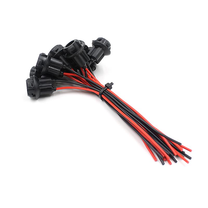 10x T10 5050 Car Socket Connector Extension LED Light Lamp Base Holder