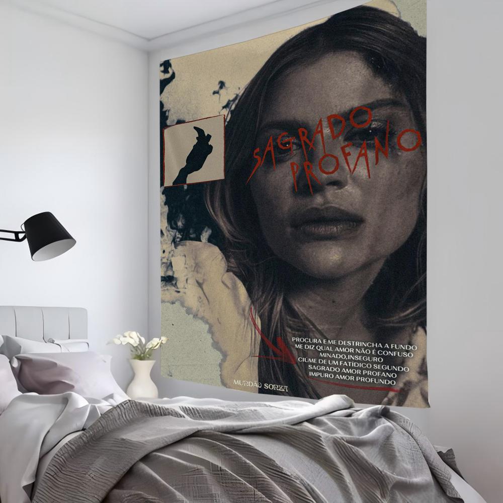 Brazilian Singer SSongwriters Luisa SSonza Tapestry Room Decor Wall Cloth Party Hanging Background Room Decor Baby Room