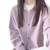 Autumn 2025 Women's High-End Purple Shirt & Layered Vest Set