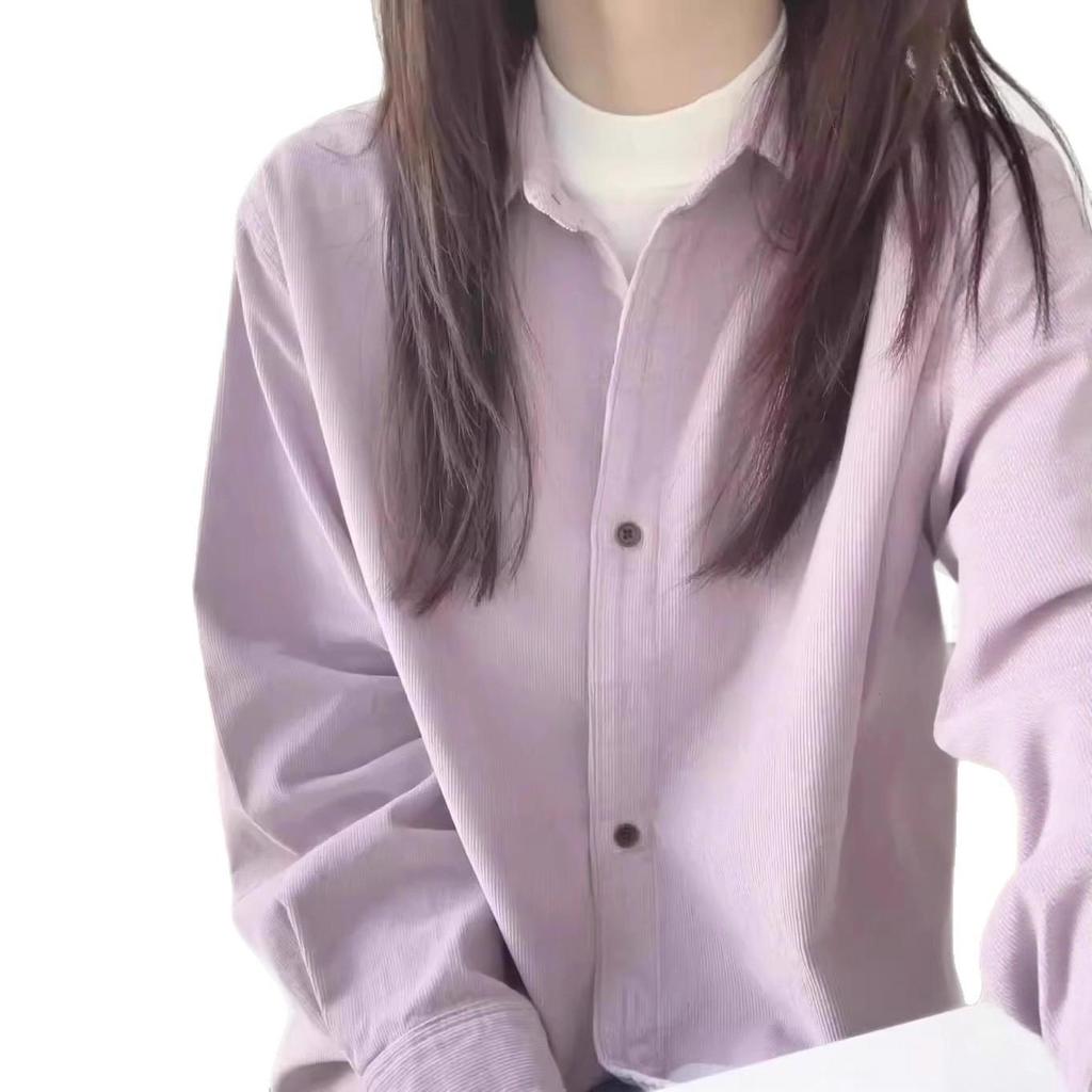 Autumn 2025 Women's High-End Purple Shirt & Layered Vest Set
