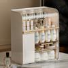 Large Capacity Dustproof Cosmetic Storage Box for Skincare, Lipstick, and Masks
