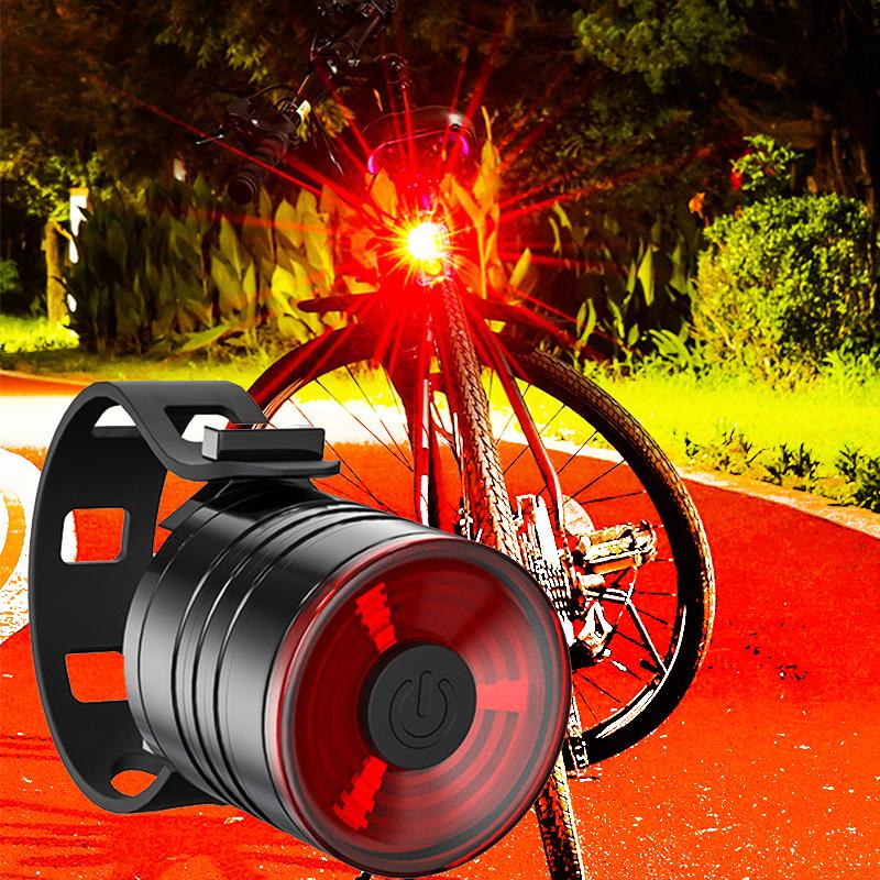 Bicycle Taillight Waterproof Riding Rear Light Led Safely Warning Mountain Bike Cycling Light Tail-lamp Bicycle Light Lamp