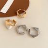 Women's Stylish Irregular Rhombus Ear Cuffs: Minimalist Cold-Style Earrings