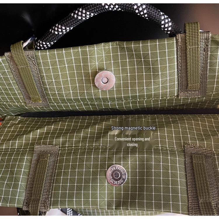 Borsa a Totes Unisex a Quadri: Borsa a Spalla/a Mano Capiente e Leggera per Autunno/Inverno