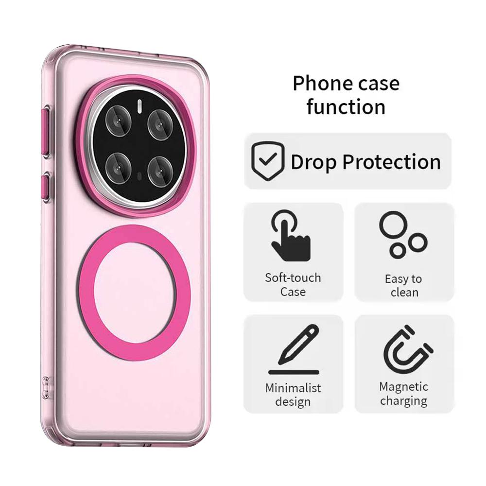 Translucent Magnetic Case For Honor Magic 7 Lite Luxury Candy Colorful Frosted Phone Cases For Honor Magic 7 Pro X9C Matte Cover