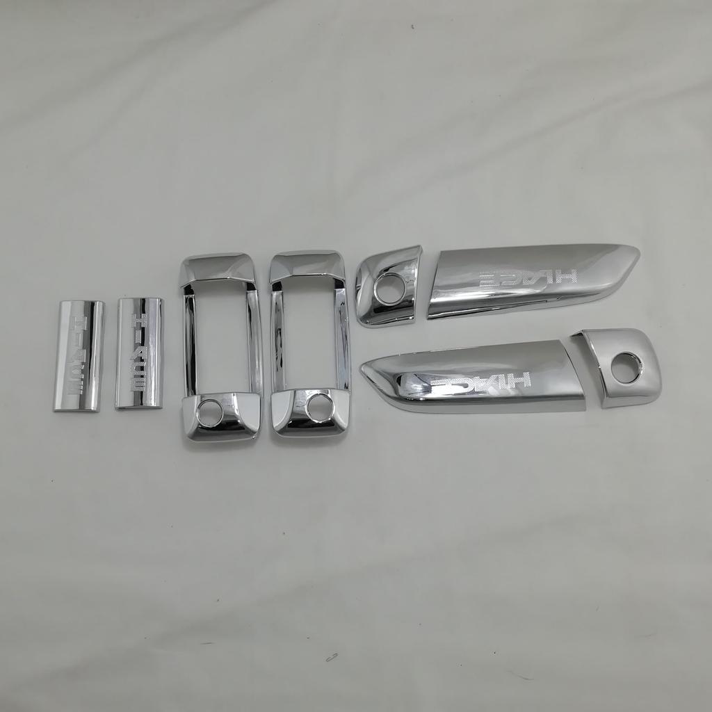 MUMAREN Door Handle Cover Toyota Hiace 200 Series HIACE2006-2019 Plated Door Handle Car Door Knob Cover Handle Door Cover ABS Custom Parts Hiace