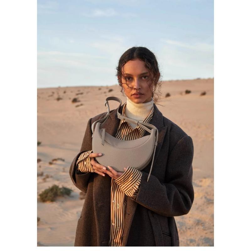 Bolso de diseño nicho francés bandolera bolso mensajero mujer patrón lichi bolso media luna bolso axila bolso sillín