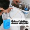 Toilet Cleaning Tablet Holder Toilet Bowl Tablet Hanging Organizers Tablet Bracket For Universal Toilet Cleaner 55KF