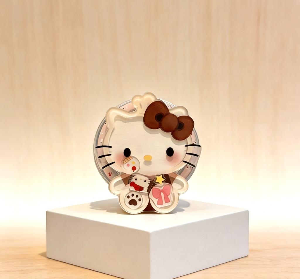 Beautiful Swinging Card Mobile Airbag Support - Rotating Portable Acrylic - A Magical Gift For The Lazy Ones