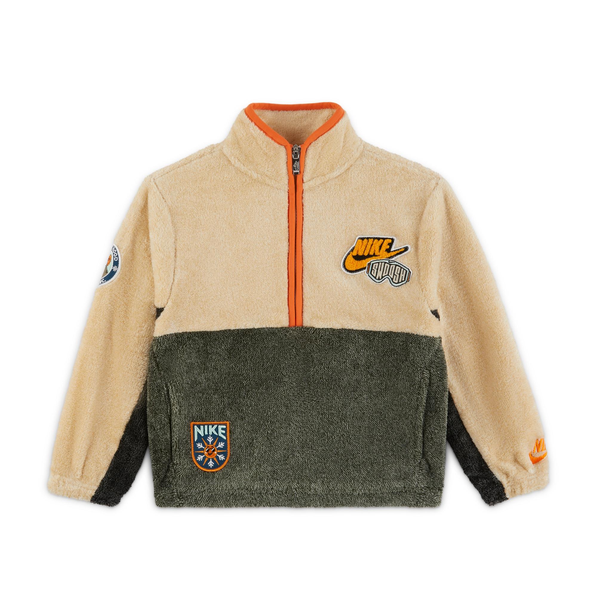 

Nike Джемпер с воротником-стойкой и цветными блоками, с длинным рукавом, детские топы IQ6119-138 L