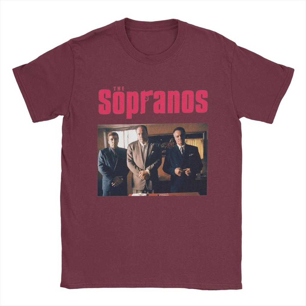Neformální tričko Sopranos pro muže s kulatým výstřihem, bavlněná trička, filmová trička s krátkým rukávem, unikátní oblečení