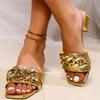 Fashion Summer Women High Heels Slippers Casual Open Toe Slippers Fashion Brand Sexy Sandals Luxury Party Banquet Shoes Slides Women