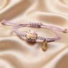 Simple Lucky Cat Knitted Bracelet Unisex Adjustable Cute Animal Woven Bracelet Harajuku Style Jewelry bracelets couple bracelet