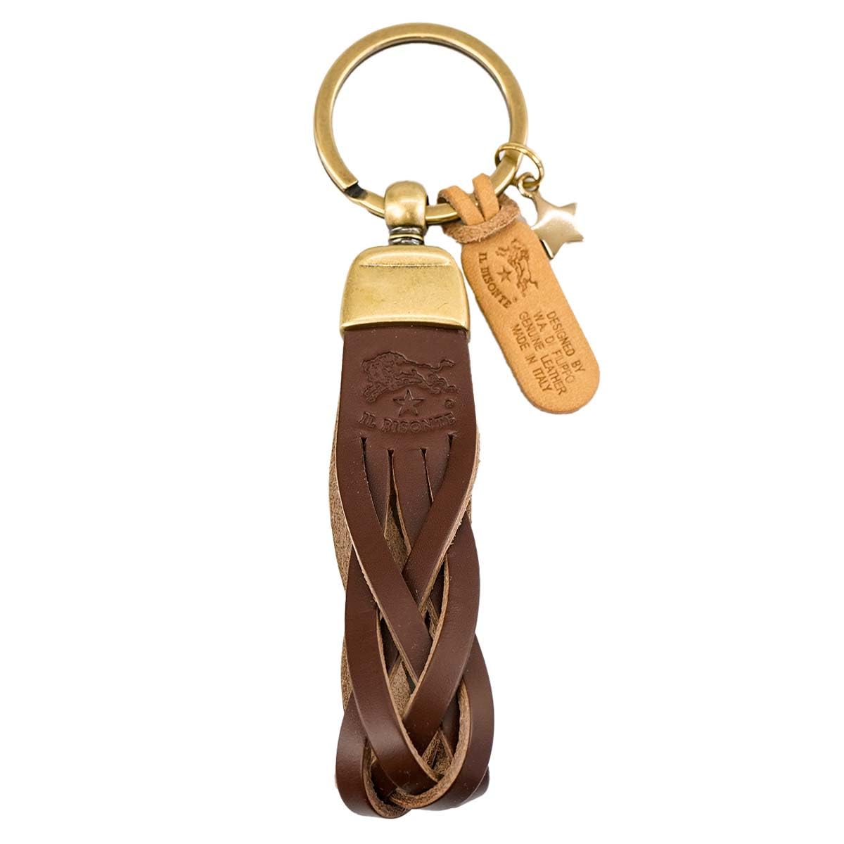 

IL BISONTE Key Ring SKH040 PG0001 KEY HOLDER Unisex BW480 ARABICA Dark Brown [Parallel Import], BW480 ARABICA Dark Brown коричневый