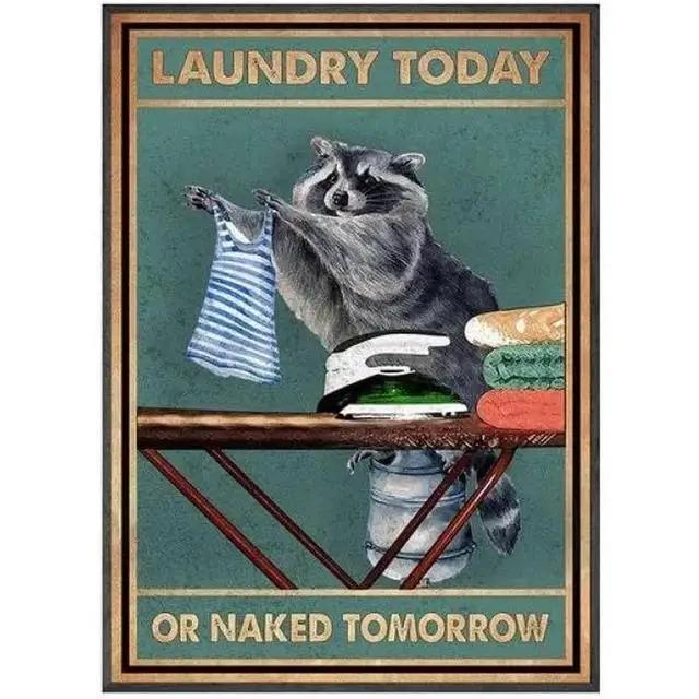 Vintage Metal Tin Signs Plaque Laundry Room Man Cave Home Cafe Bathroom Club Bar Wall Decor Retro Iron Painting Art Posters