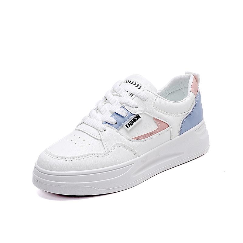 Foreign trade 35-44 little white shoes women's 2025 new spring popular versatile platform leisure sports student board shoes QR773