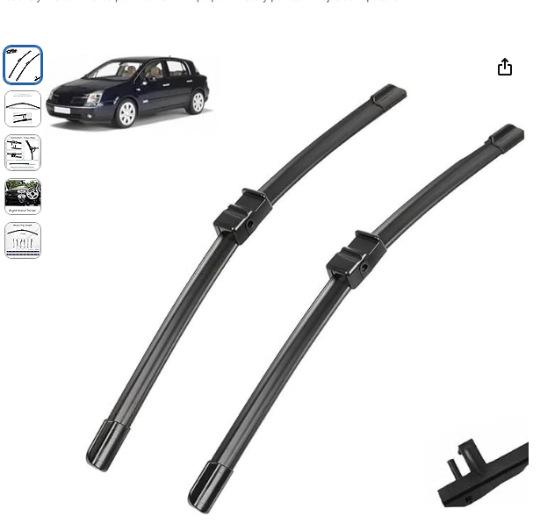 

For Renault Vel Satis 2002-2010 Wipers 30 + 26 Renault Vel Satis 2002-2010 30+26