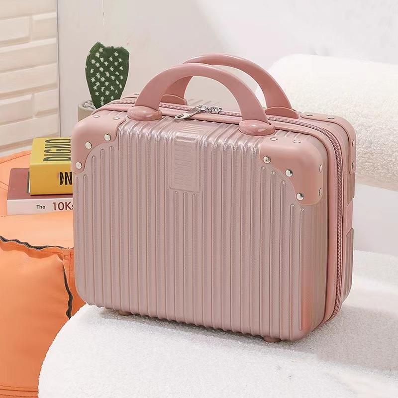 Mini Handbag 14" Makeup Case: Small Suitcase-Style Storage & Gift Box